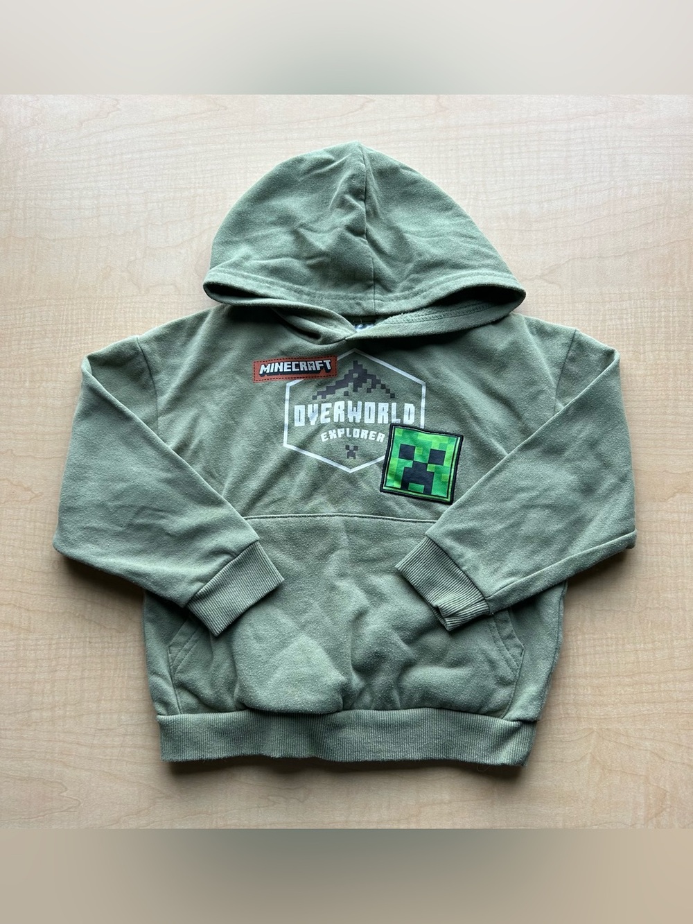 Minecraft "Overworld Explorer" Hooded Sweatshirt – Size 4T